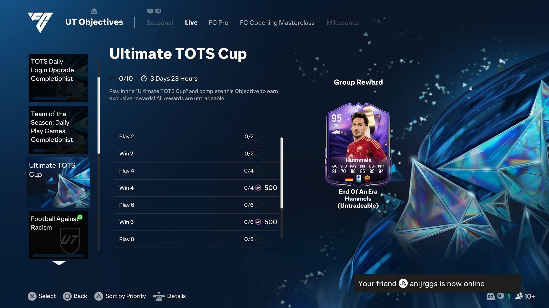 The objective is now live (Image via EA Sports)